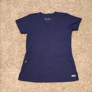 Grey's Anatomy Navy Scrub Top